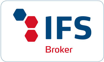 Bild zeigt IFS Broker Logo.