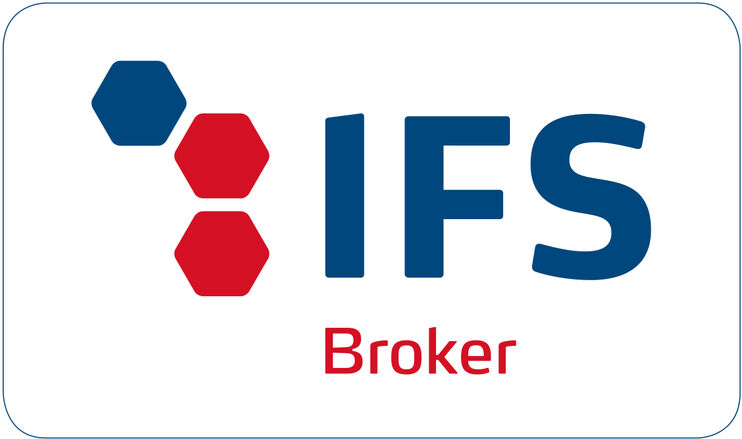 Bild zeigt IFS Broker Logo.
