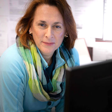 Bild zeigt infood Mitarbeiterin Michaela Portugaller.