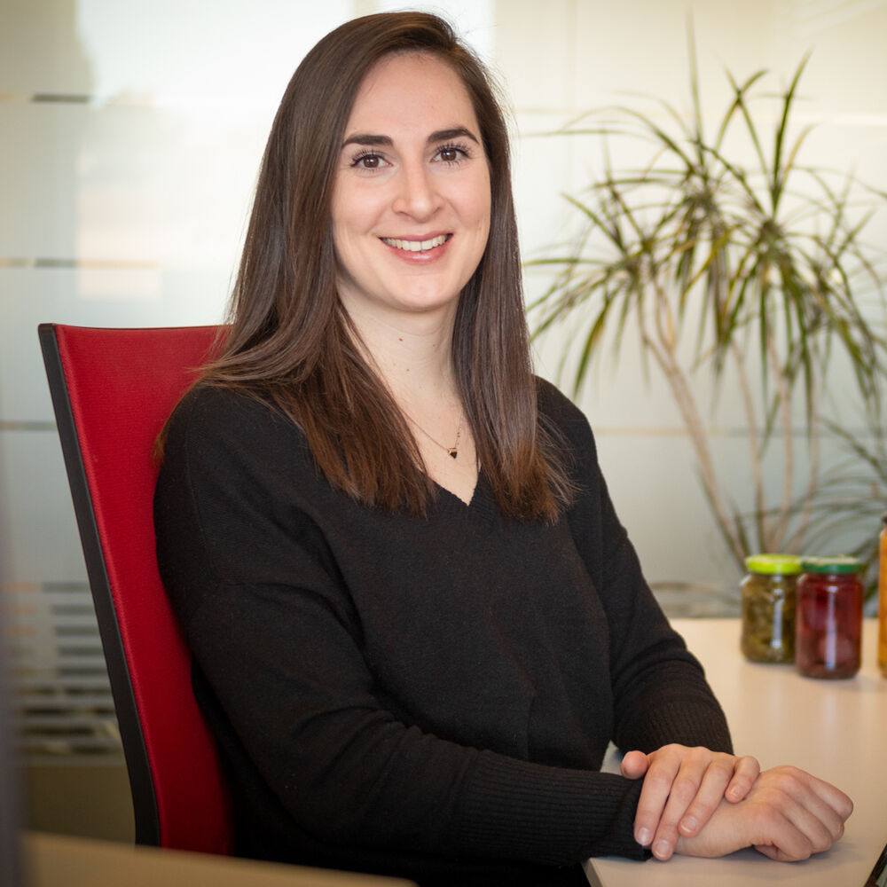 Bild zeigt infood Mitarbeiterin Laura Graffelner.